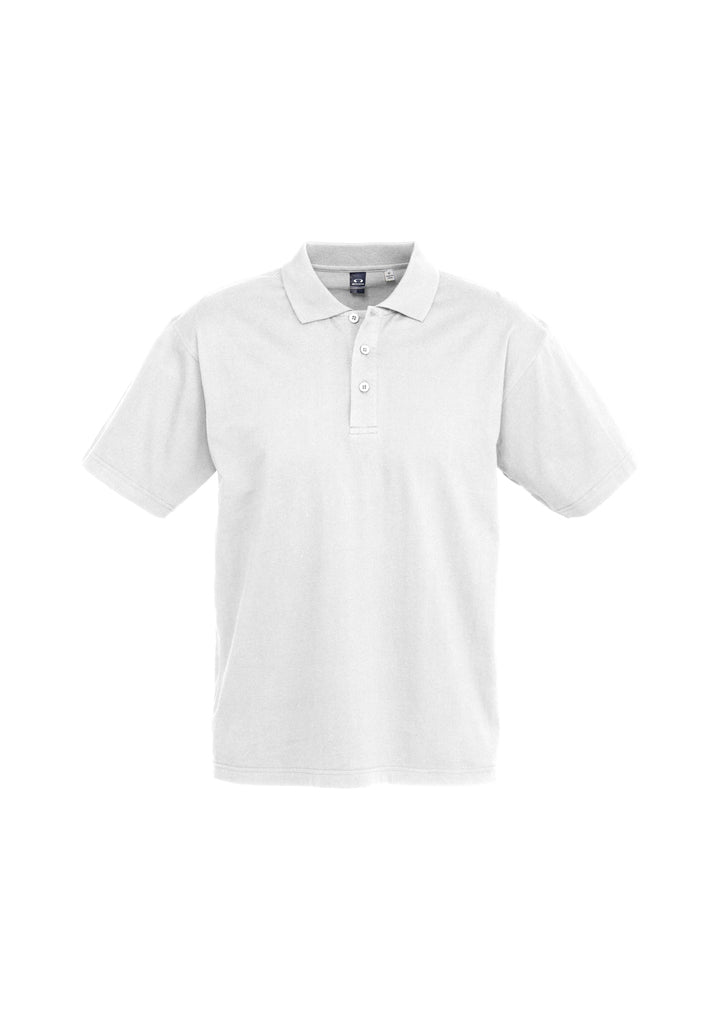 Mens Ice Short Sleeve Polo White
