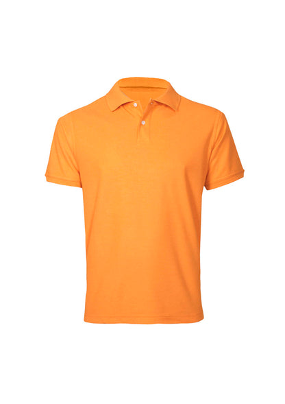 Mens Neon Short Sleeve Polo Navy