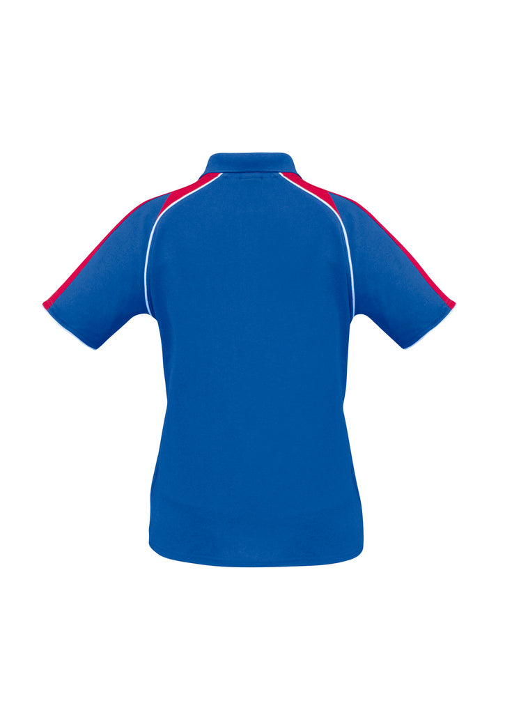 Womens Triton Short Sleeve Polo Ash/Black/White