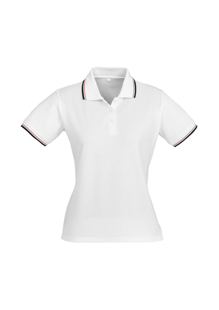 Womens Cambridge Short Sleeve Polo Royal/White/White
