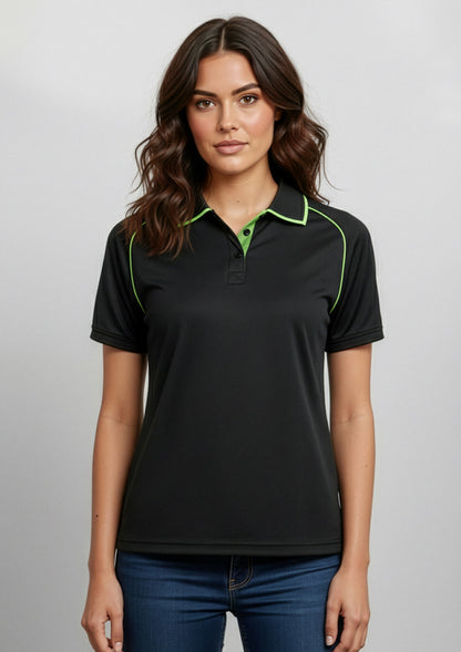 Womens Fusion Short Sleeve Polo
