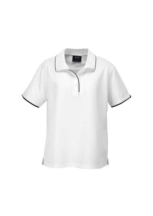 Womens Elite Short Sleeve Polo Navy/White