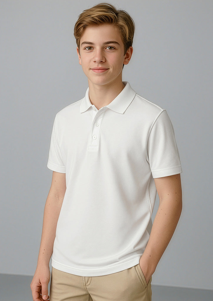 Kids Crew Short Sleeve Polo