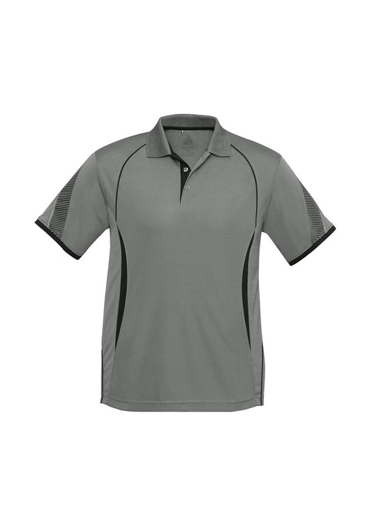 Mens Razor Short Sleeve Polo Black/Red