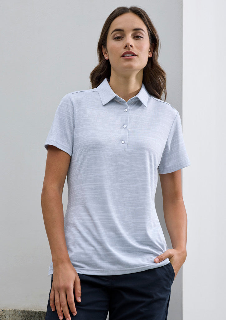Womens Orbit Short Sleeve Polo Dark Grey Carbon