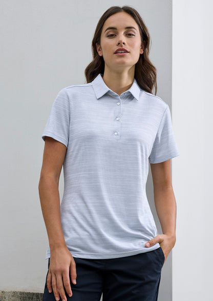Womens Orbit Short Sleeve Polo Dark Grey Carbon