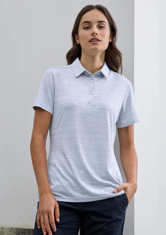 Womens Orbit Short Sleeve Polo Dark Grey Carbon