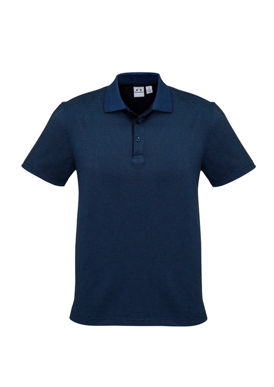 Mens Shadow Short Sleeve Polo Graphite Black