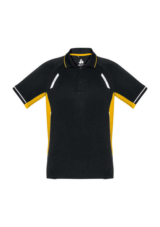 Kids Renegade Short Sleeve Polo Grey/Fluoro Lime/Silver