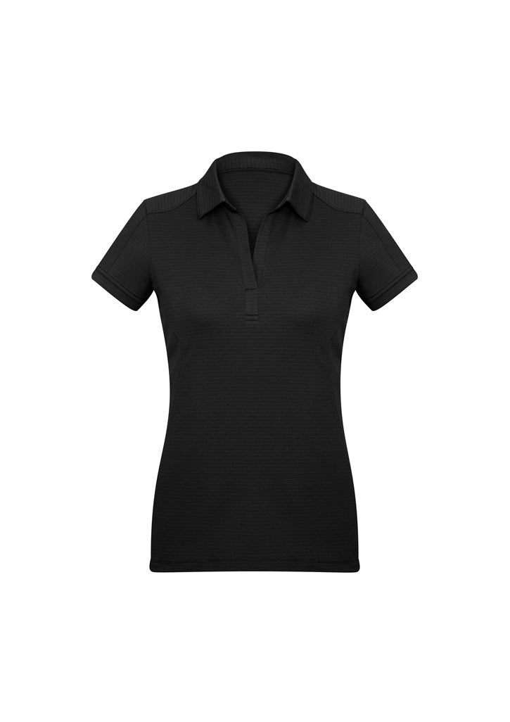 Womens Profile Short Sleeve Polo Black