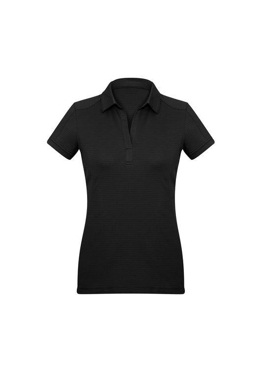 Womens Profile Short Sleeve Polo Black