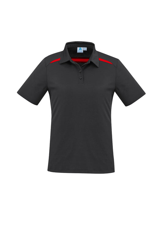 Womens Sonar Short Sleeve Polo Royal/White