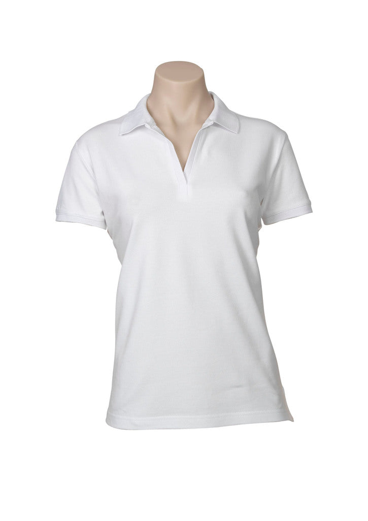 Womens Oceana Short Sleeve Polo Black