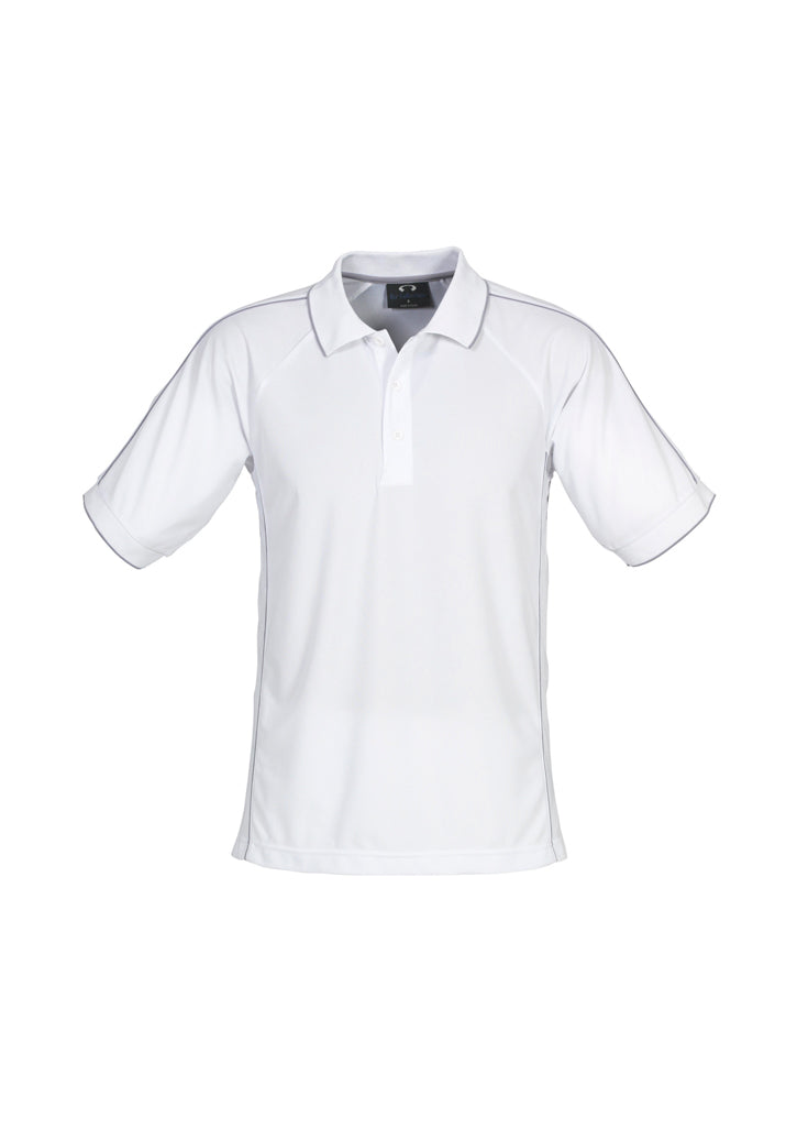 Mens Resort Short Sleeve Polo Grey/Charcoal