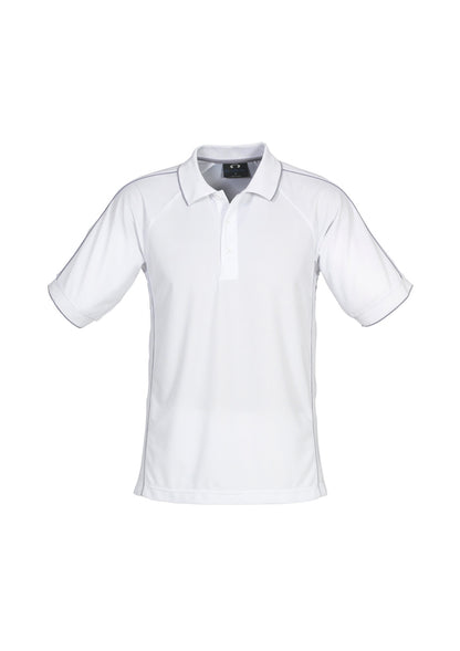 Mens Resort Short Sleeve Polo Grey/Charcoal