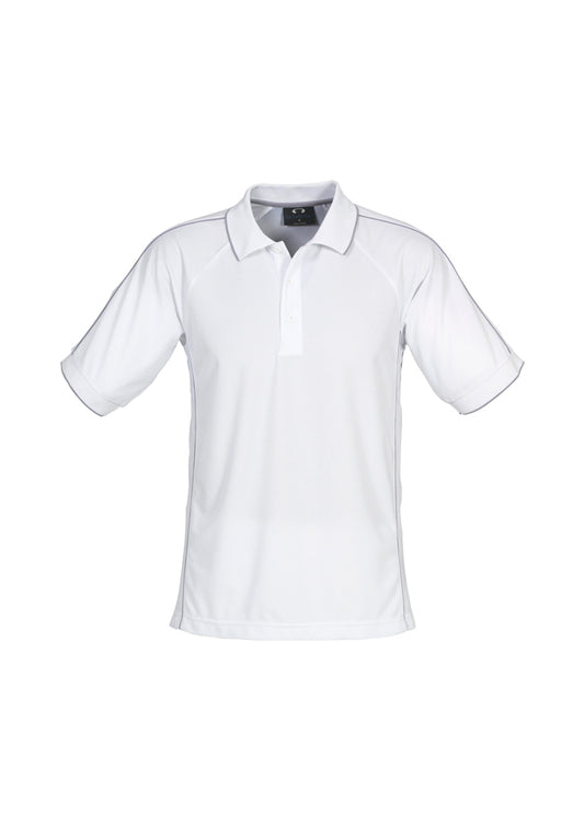 Mens Resort Short Sleeve Polo Grey/Charcoal