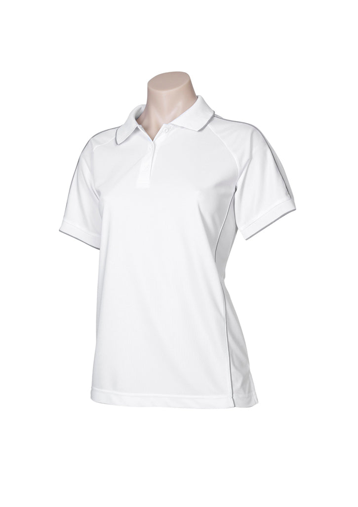 Womens Resort Short Sleeve Polo Cherry/Maroon