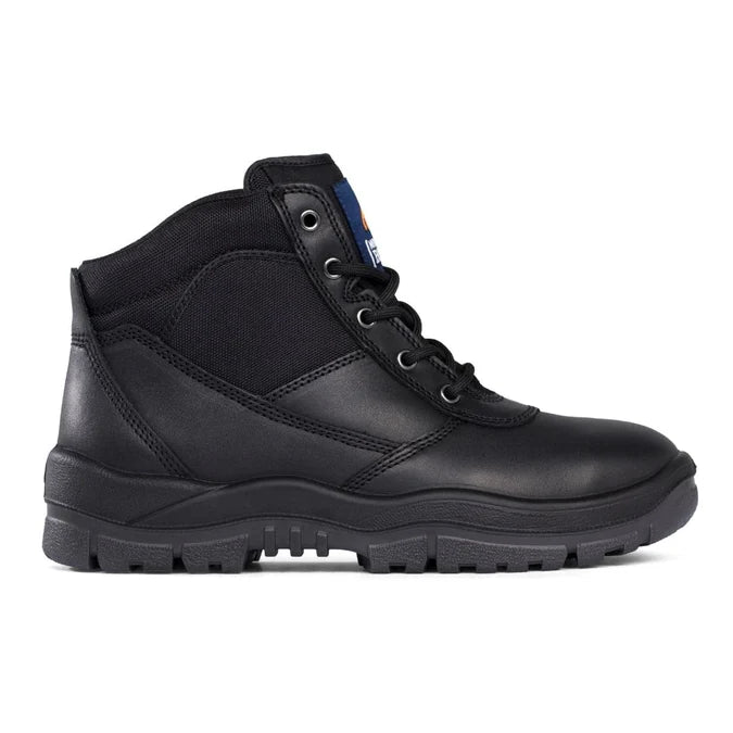 Mongrel Black Oil Kip Lace Up Safety Boot
