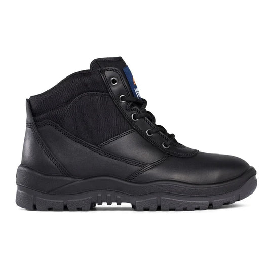 Mongrel Black Oil Kip Lace Up Safety Boot