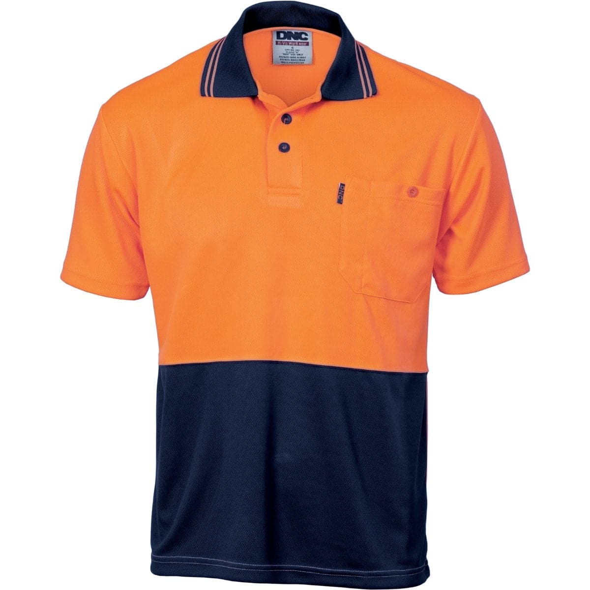 DNC HiVis Two Tone Cool Breathe Polo Shirt