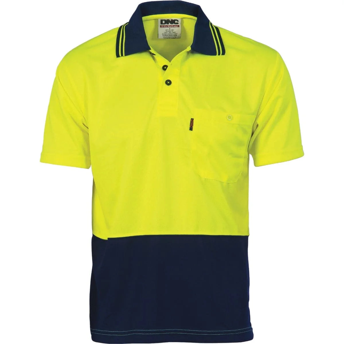 DNC HiVis Two Tone Cool Breathe Polo Shirt