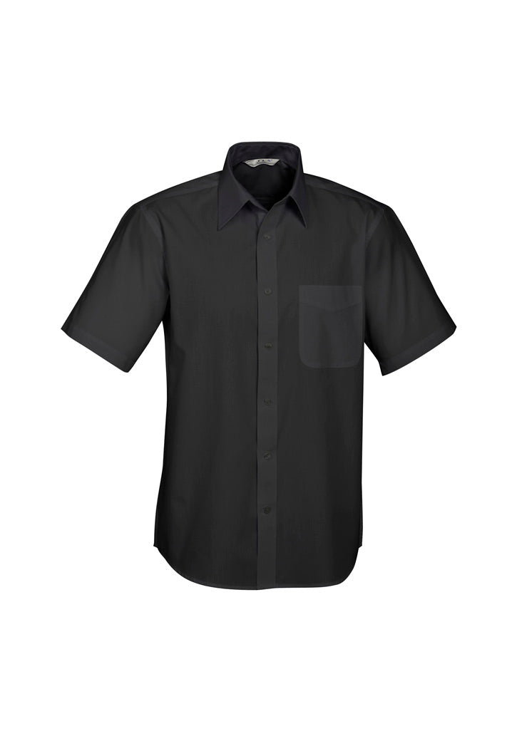 Mens Base Short Sleeve Shirt Blue