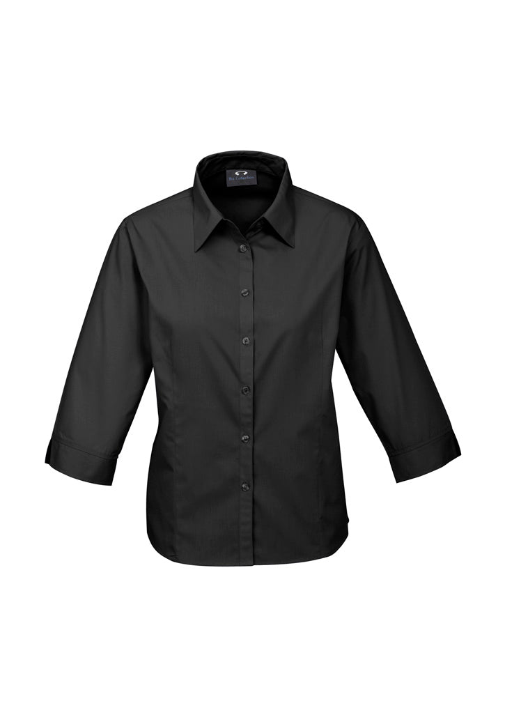 Womens Base 3/4 Sleeve Shirt Blue