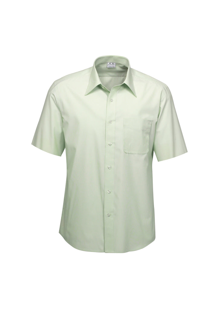 Mens Ambassador Short Sleeve Shirt Silver Grey