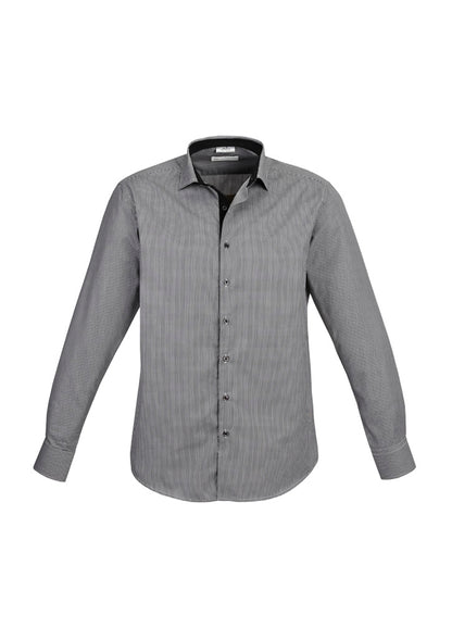 Mens Edge Long Sleeve Shirt Blue