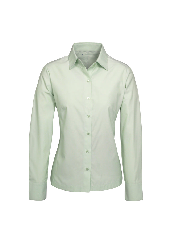 Womens Ambassador Long Sleeve Shirt Silver Grey