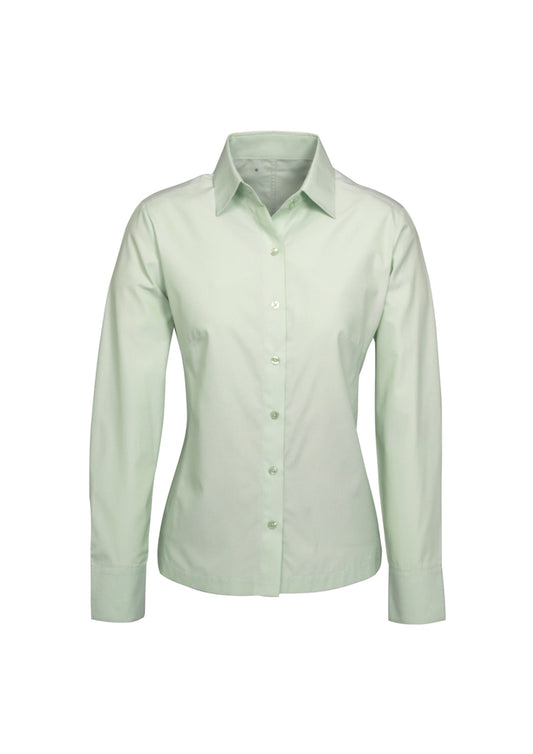 Womens Ambassador Long Sleeve Shirt Silver Grey