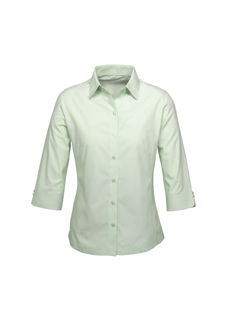 Womens Ambassador 3/4 Sleeve Shirt Silver Grey