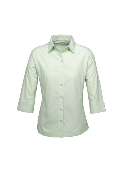 Womens Ambassador 3/4 Sleeve Shirt Silver Grey