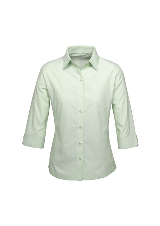 Womens Ambassador 3/4 Sleeve Shirt Silver Grey