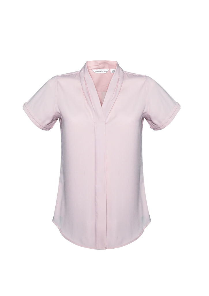 Womens Madison Short Sleeve Shirt Seafoam
