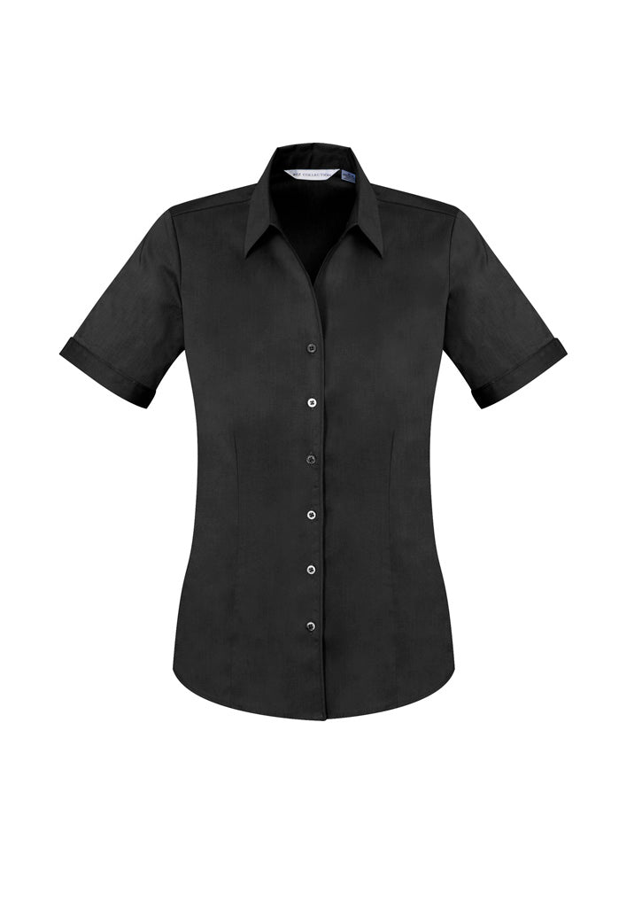 Womens Monaco Short Sleeve Shirt Platinum
