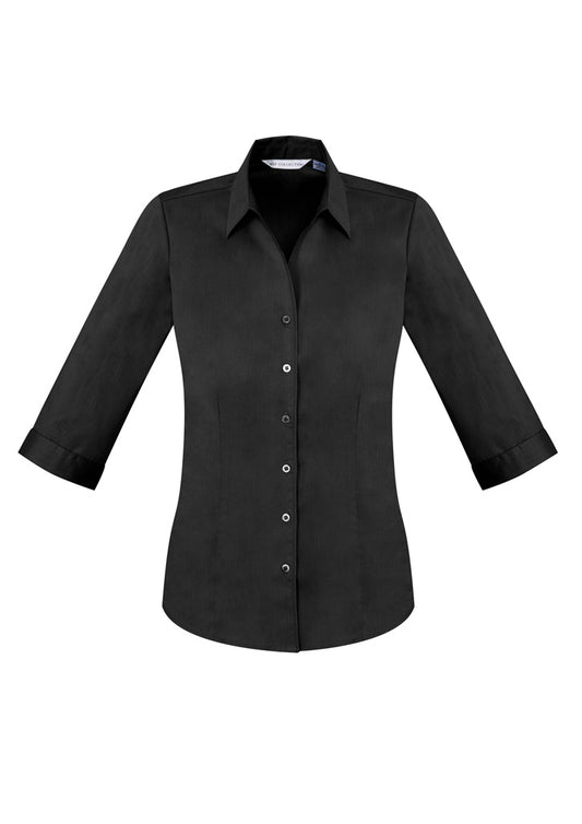 Womens Monaco 3/4 Sleeve Shirt Electric Blue