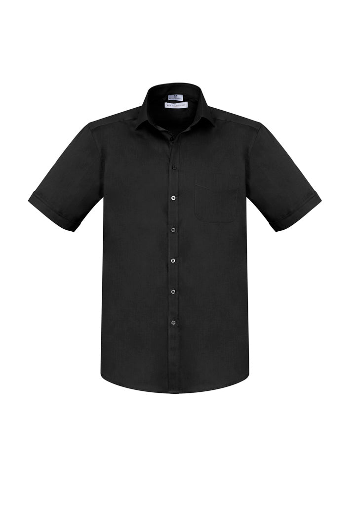 Mens Monaco Short Sleeve Shirt Electric Blue