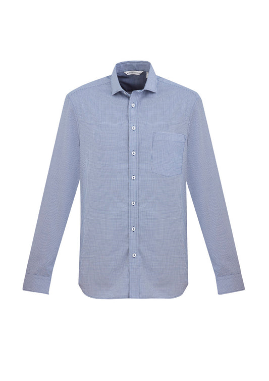 Mens Jagger Long Sleeve Shirt Silver