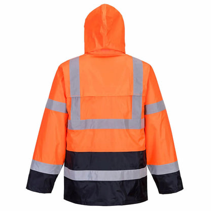 Portwest Hi-Vis Two-Tone Rain Jacket