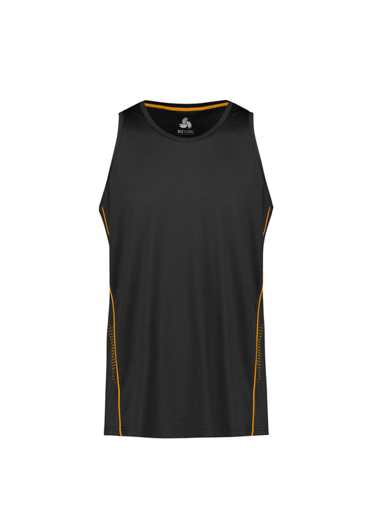 Mens Balance Singlet Navy/White