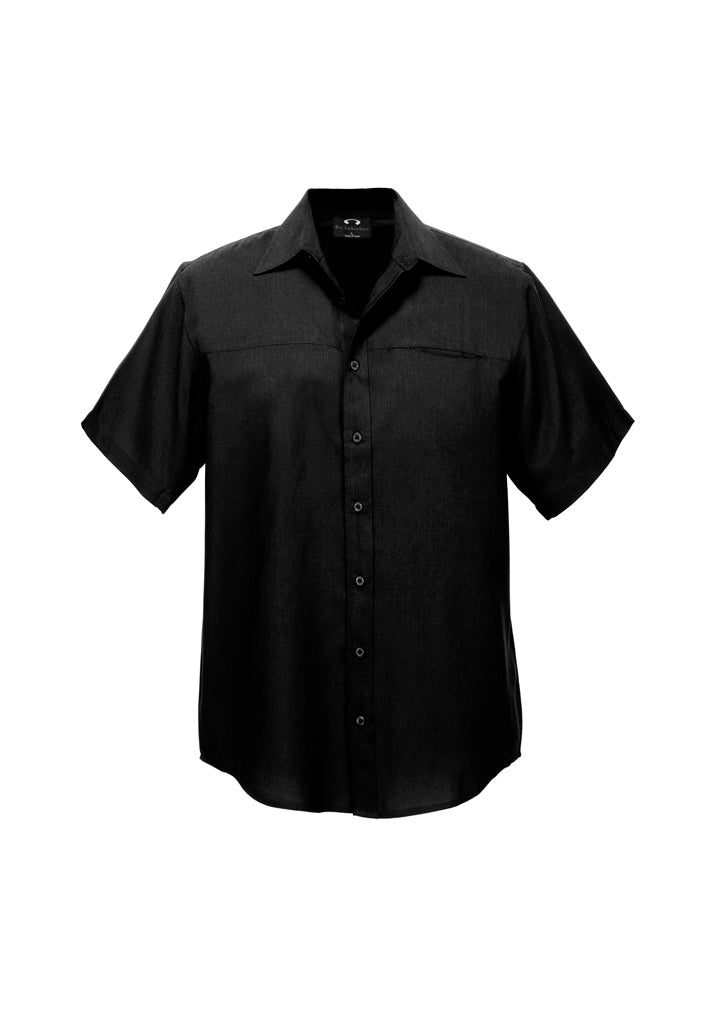 Mens Oasis Short Sleeve Shirt Electric Blue
