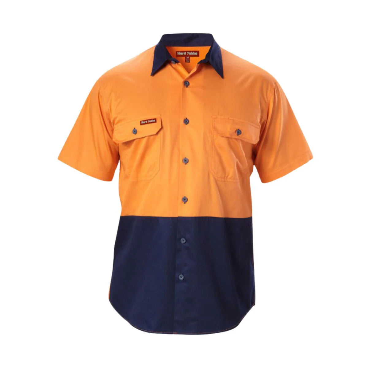 Hard Yakka Core Hi-Vis 2 Tone Vented Short Sleeve Shirt