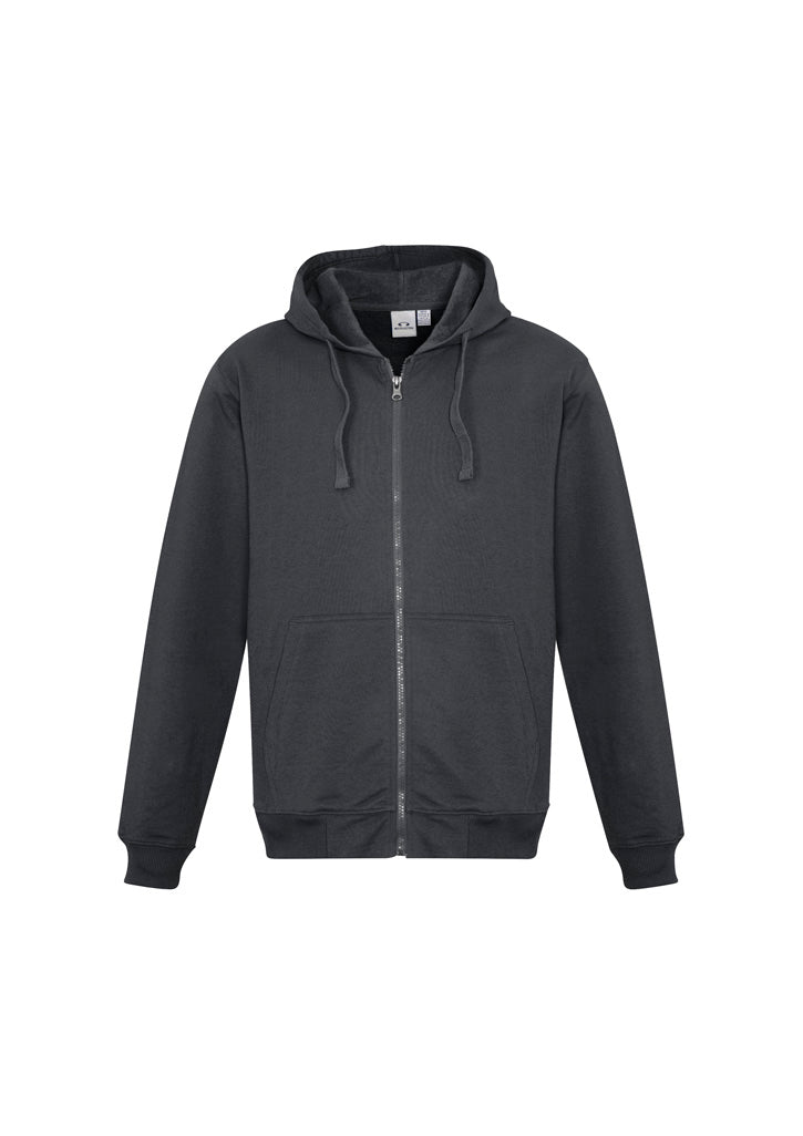 Mens Crew Zip Hoodie Black