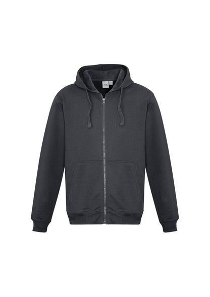 Mens Crew Zip Hoodie Black