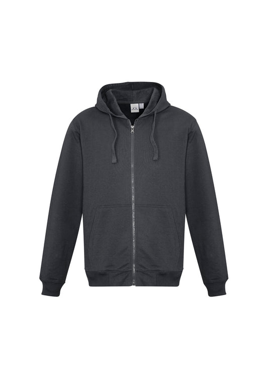 Mens Crew Zip Hoodie Black