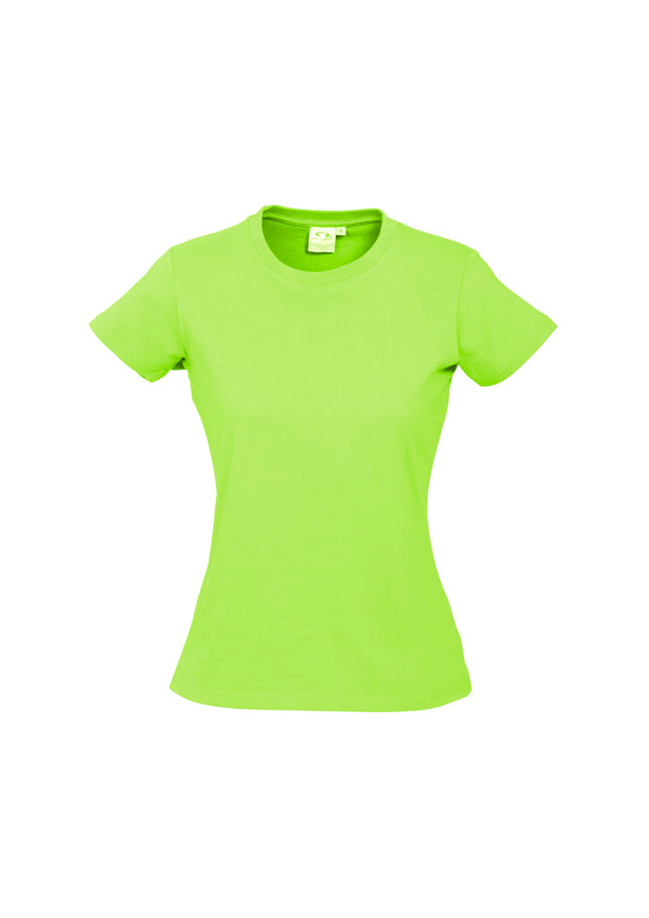 Womens Ice Short Sleeve Tee Neon Green