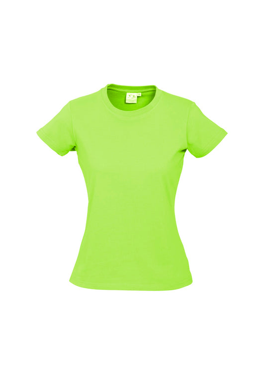 Womens Ice Short Sleeve Tee Neon Green