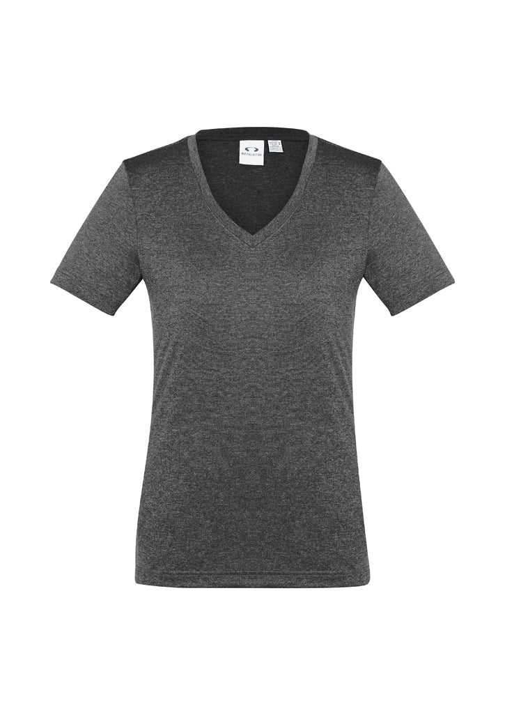 Womens Aero Short Sleeve Tee Charcoal