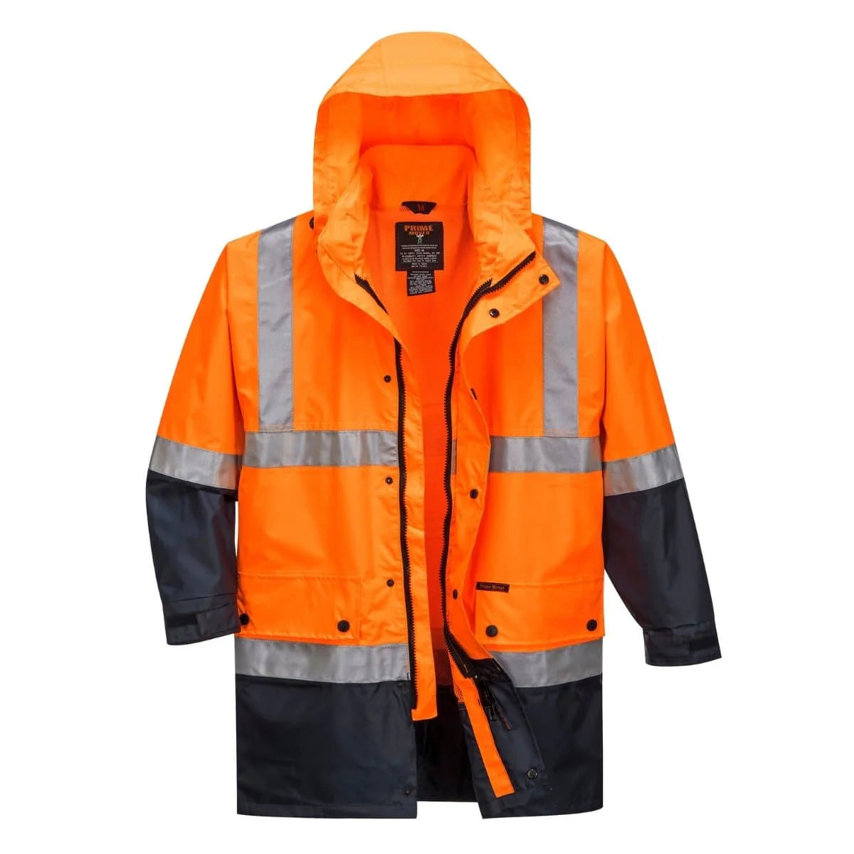Portwest Eyre Lightweight Hi-Vis Rain Jacket with Tape